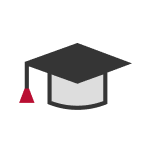 Graduation hat icon Graduation hat icon